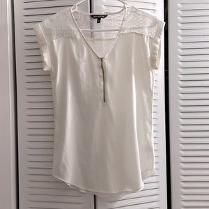 Express, white blouse, XS